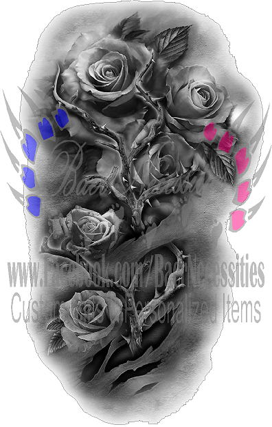 Rose of Thorns - Tumbler Decal