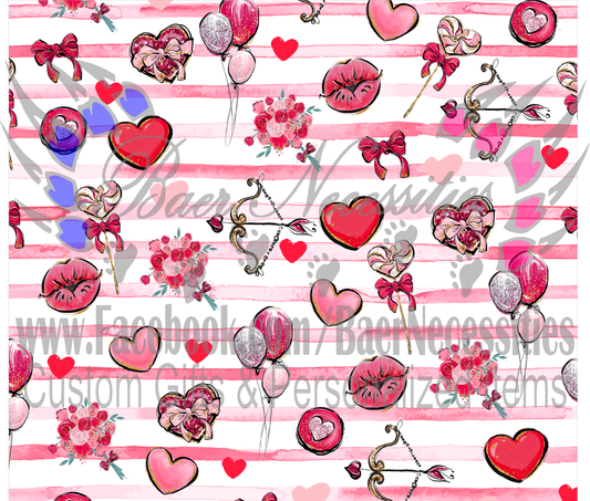 Valentines Theme - Tumbler Transfer