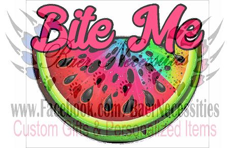 Bite Me Melon - Tumber Decal