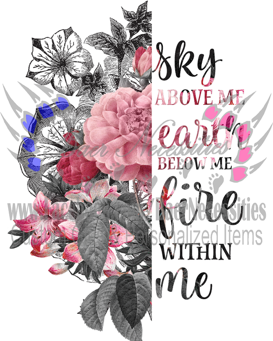 Sky Above Me - UV DTF
