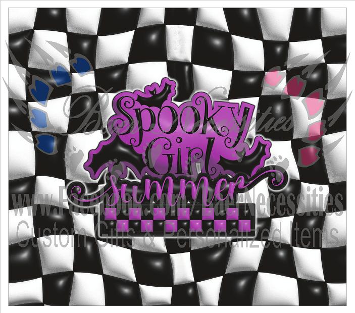 Spooky Girl Summer - Tumbler Transfer