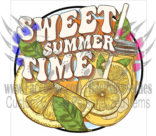 Sweet Summer Time - Tumbler Decal