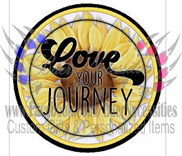 Love Your Journey  - Tumbler Decal