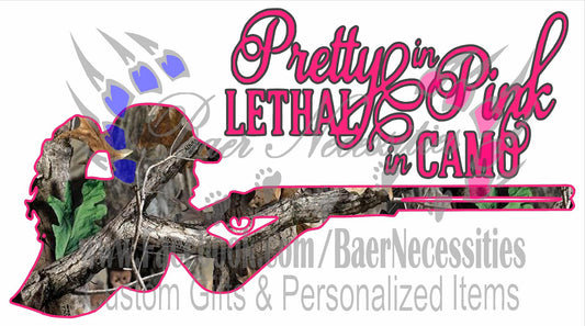 Pretty in Pink, Lethal in Camo - Transfer