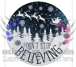 Don't Stop Believing - Tumbler Decal