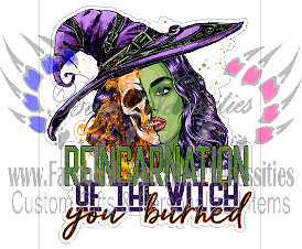 Reincarnation of the Witch you Burned - Tumber Decal