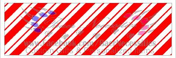 Candy Cane Stripes - Pen Wrap