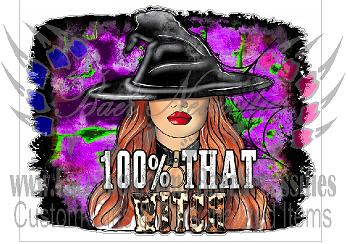 100% That WITCH - Tumber Decal