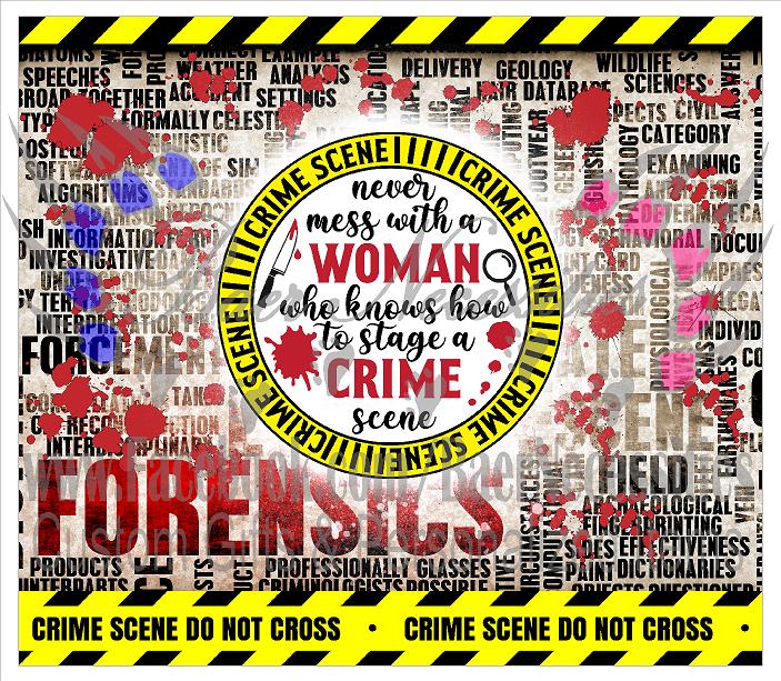 Crime Scene Woman - Full Wrap