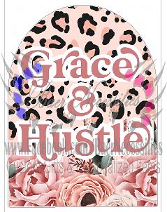 Grace & Hustle - Tumber Decal