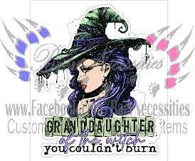 Granddaughter of the Witch you couldn't Burn - Tumber Decal