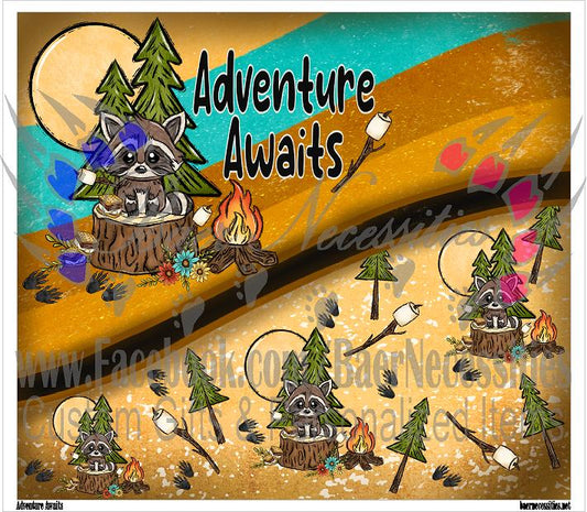 Adventure Awaits - Tumbler Transfer