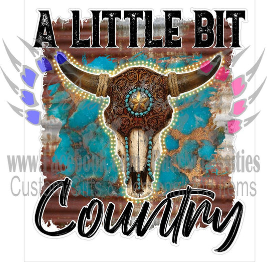 A Little Bit of Country - Tumber Decal