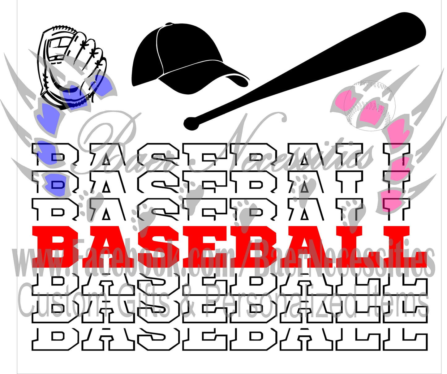 Baseball Words 1 - Digital