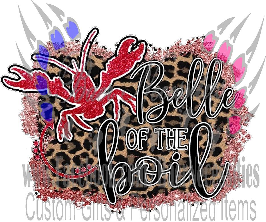 Belle of the Boil - Tumber decal
