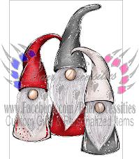 Christmas Gnomes 1 - Tumbler Decal