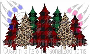 Christmas Trees - Tumber Decal