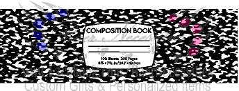 Composition Notebook - Pen Wrap