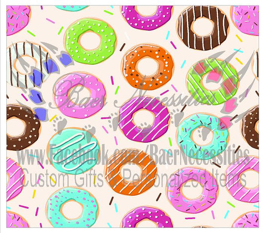 Donuts Seamless Pattern - Full Wrap