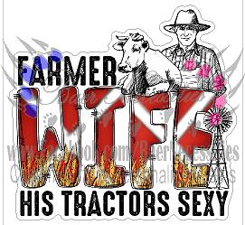 Farmer Wife - Tumber Decal