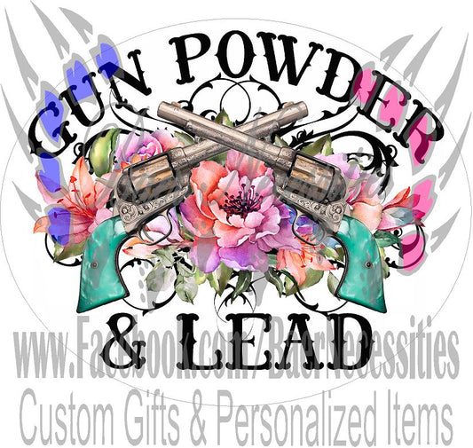 Gun Powder & Lead - Tumbler Decal