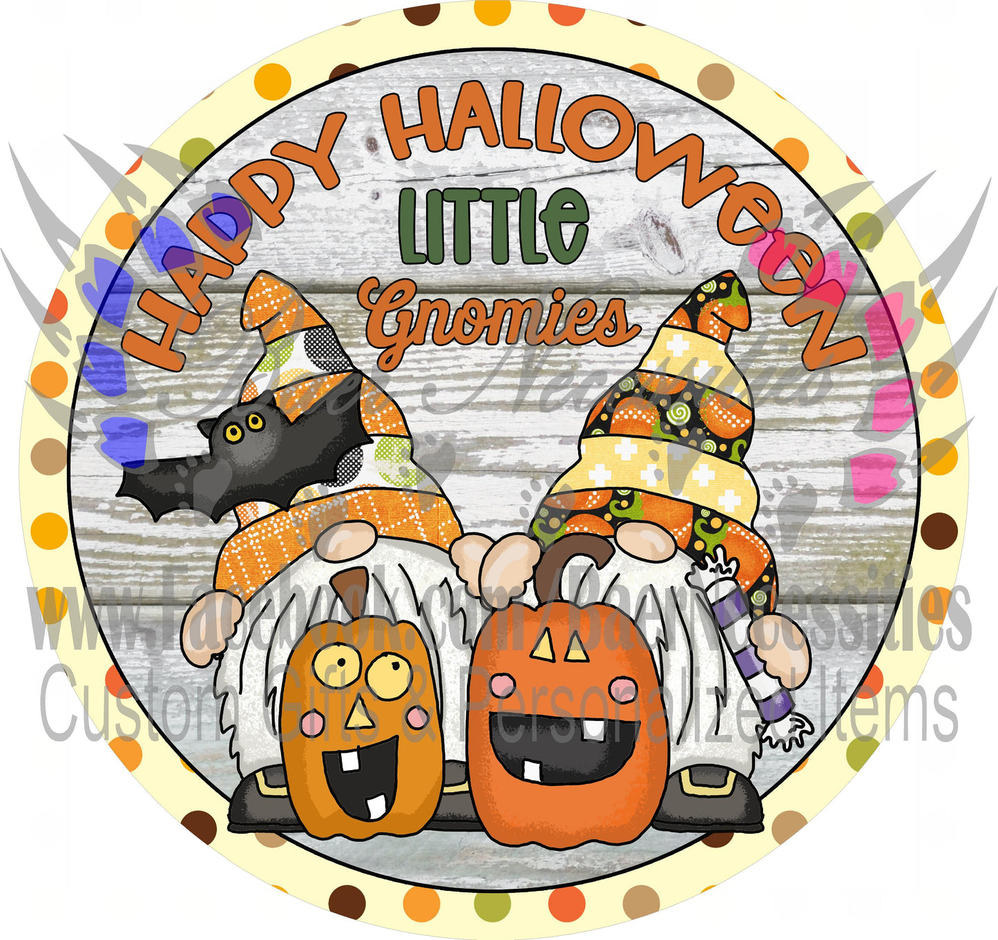 Happy Halloween Gnomes - Tumbler Decal