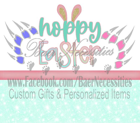 Hoppy Easter - Tumbler Transfer