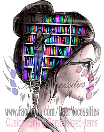 Just a Girl that Loves books - Tumbler Decal