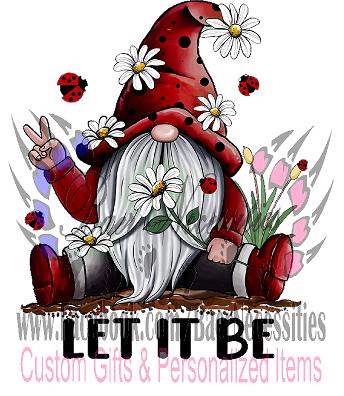 Let it be Gnome - Tumbler Decal