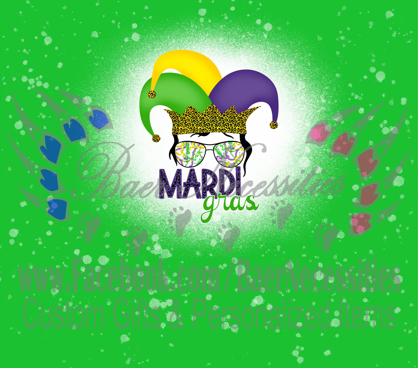 Mardi Gras Jester - Full Wrap
