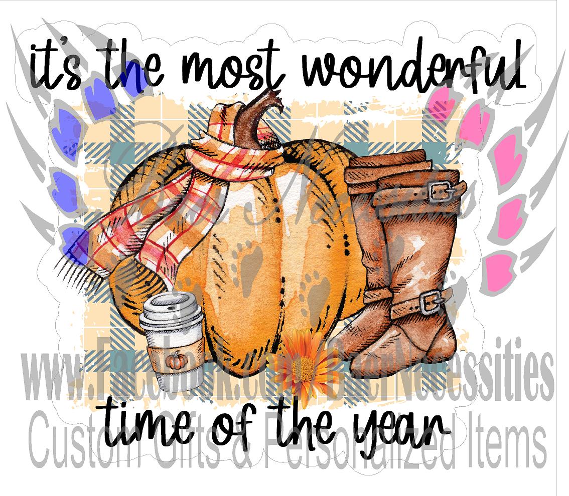 It's the most Wonderful Time of the year - Tumber decal
