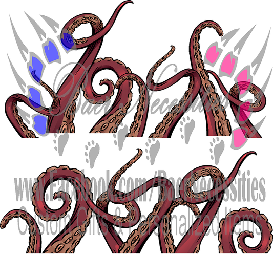 Octopus Arms Wrap - Tumbler Decal