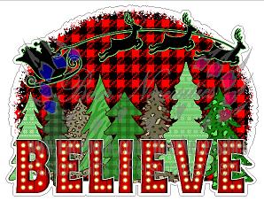 Believe in Christmas - Tumbler Decal