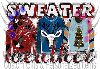 Sweater Weather - Tumber Decal