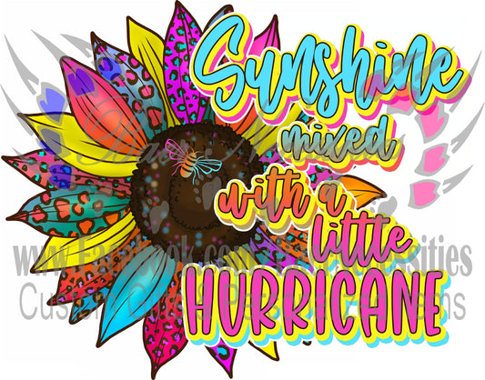 Sunshine mixed with Hurricane Sunflower - Tumber decal