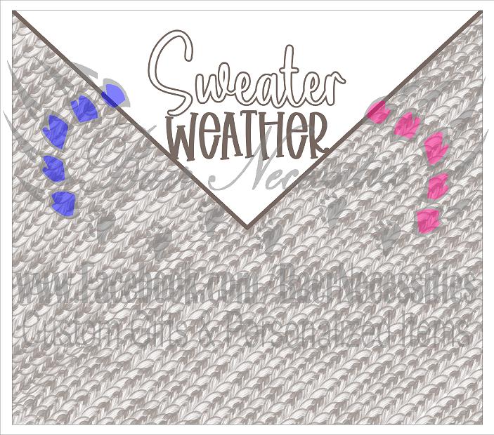 Sweater Weather - Tumbler Transfer