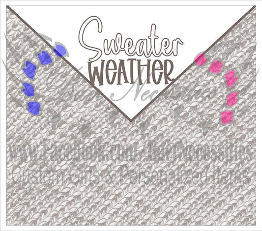 Sweater Weather - Tumbler Transfer