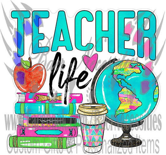 Teacher Life - Tumbler Decal