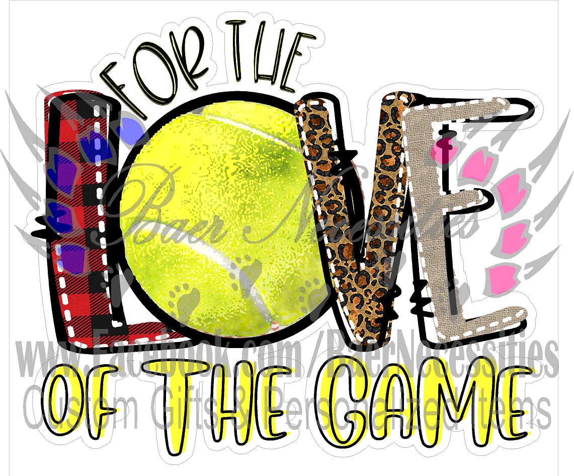 For the Love of the Game Tennis - Transfer