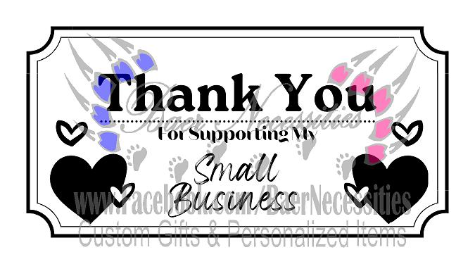 Thank You Small Business - Hearts