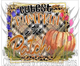 Cutest Pumpkin in the patch - Transfer