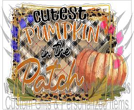 Cuteset Pumpkin in the Patch - Tumber decal