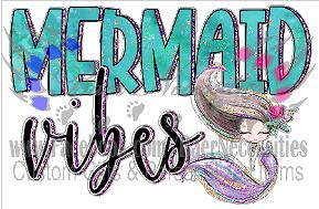 Mermaid Vibes - Tumber Decal