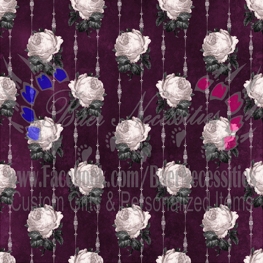 Gothic Purple Rose 00 - Adhesive