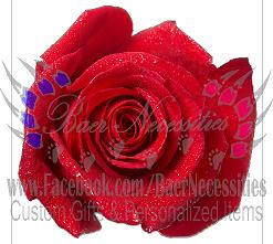 Red Rose Flower - Tumbler Decal
