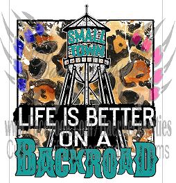 Life is better on a Backroad - Tumber Decal